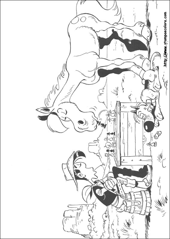 Disegni Lucky Luke